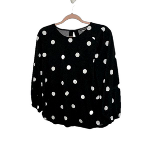 Adrianna Papell Polka Dot Blouse